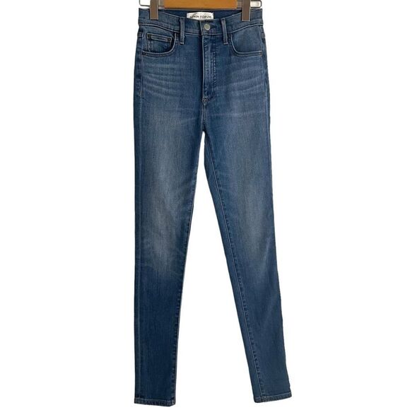 Denim Forum The Lola High Rise Skinny Medium Wash Jean Size 26 - Picture 2 of 8